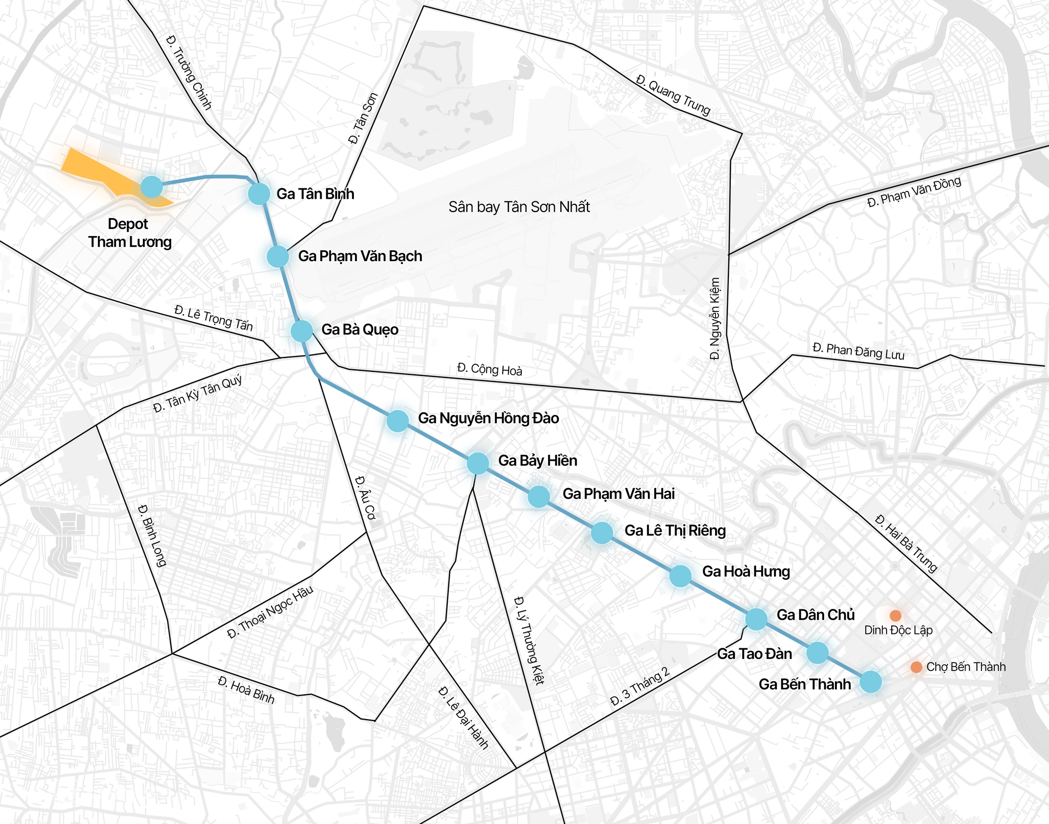 Tuyến Metro số 2 (Bến Thành – Tham Lương)